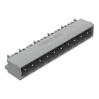 WAGO ELETTRONICA - Connettore maschio THT.Pin a saldare 1,2 x 1,2 mm.angolato.grigio 231-470/001-000