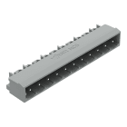 WAGO ELETTRONICA - Connettore maschio THT.Pin a saldare 1,2 x 1,2 mm.angolato.grigio