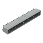 WAGO ELETTRONICA - Connettore maschio THT.Pin a saldare 1,2 x 1,2 mm.angolato.grigio 231-472/001-000