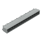 WAGO ELETTRONICA - Connettore maschio THT.Pin a saldare 1,2 x 1,2 mm.angolato.grigio