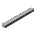 WAGO ELETTRONICA - Connettore maschio THT.Pin a saldare 1,2 x 1,2 mm.angolato.grigio 231-479/001-000