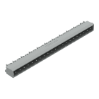 WAGO ELETTRONICA - Connettore maschio THT.Pin a saldare 1,2 x 1,2 mm.angolato.grigio 231-481/001-000