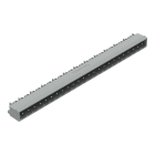 WAGO ELETTRONICA - Connettore maschio THT.Pin a saldare 1,2 x 1,2 mm.angolato.grigio