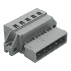 WAGO ELETTRONICA - Connettore maschio per 1 conduttore.CAGE CLAMP®.2,5 mm².grigio