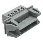WAGO ELETTRONICA - Connettore maschio per 1 conduttore.CAGE CLAMP®.2,5 mm².grigio 231-605/114-000