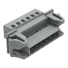 WAGO ELETTRONICA - Connettore maschio per 1 conduttore.CAGE CLAMP®.2,5 mm².grigio