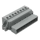 WAGO ELETTRONICA - Connettore maschio per 1 conduttore.CAGE CLAMP®.2,5 mm².grigio