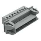 WAGO ELETTRONICA - Connettore maschio per 1 conduttore.CAGE CLAMP®.2,5 mm².grigio 231-608/114-000