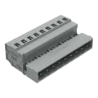 WAGO ELETTRONICA - Connettore maschio per 1 conduttore.CAGE CLAMP®.2,5 mm².grigio