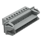 WAGO ELETTRONICA - Connettore maschio per 1 conduttore.CAGE CLAMP®.2,5 mm².grigio