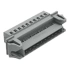 WAGO ELETTRONICA - Connettore maschio per 1 conduttore.CAGE CLAMP®.2,5 mm².grigio