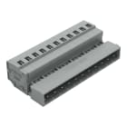 WAGO ELETTRONICA - Connettore maschio per 1 conduttore.CAGE CLAMP®.2,5 mm².grigio 231-611