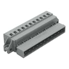 WAGO ELETTRONICA - Connettore maschio per 1 conduttore.CAGE CLAMP®.2,5 mm².grigio