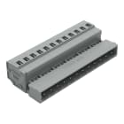WAGO ELETTRONICA - Connettore maschio per 1 conduttore.CAGE CLAMP®.2,5 mm².grigio 231-612