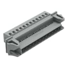WAGO ELETTRONICA - Connettore maschio per 1 conduttore.CAGE CLAMP®.2,5 mm².grigio