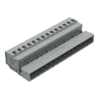WAGO ELETTRONICA - Connettore maschio per 1 conduttore.CAGE CLAMP®.2,5 mm².grigio