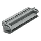 WAGO ELETTRONICA - Connettore maschio per 1 conduttore.CAGE CLAMP®.2,5 mm².grigio