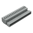WAGO ELETTRONICA - Connettore maschio per 1 conduttore.CAGE CLAMP®.2,5 mm².grigio