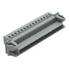 WAGO ELETTRONICA - Connettore maschio per 1 conduttore.CAGE CLAMP®.2,5 mm².grigio