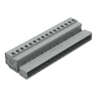 WAGO ELETTRONICA - Connettore maschio per 1 conduttore.CAGE CLAMP®.2,5 mm².grigio 231-616