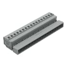 WAGO ELETTRONICA - Connettore maschio per 1 conduttore.CAGE CLAMP®.2,5 mm².grigio