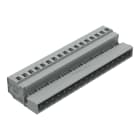 WAGO ELETTRONICA - Connettore maschio per 1 conduttore.CAGE CLAMP®.2,5 mm².grigio