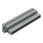 WAGO ELETTRONICA - Connettore maschio per 1 conduttore.CAGE CLAMP®.2,5 mm².grigio 231-617/019-000
