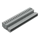 WAGO ELETTRONICA - Connettore maschio per 1 conduttore.CAGE CLAMP®.2,5 mm².grigio 231-618