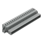 WAGO ELETTRONICA - Connettore maschio per 1 conduttore.CAGE CLAMP®.2,5 mm².grigio 231-618/019-000