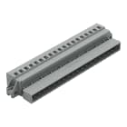 WAGO ELETTRONICA - Connettore maschio per 1 conduttore.CAGE CLAMP®.2,5 mm².grigio
