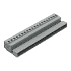 WAGO ELETTRONICA - Connettore maschio per 1 conduttore.CAGE CLAMP®.2,5 mm².grigio