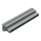 WAGO ELETTRONICA - Connettore maschio per 1 conduttore.CAGE CLAMP®.2,5 mm².grigio