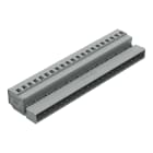 WAGO ELETTRONICA - Connettore maschio per 1 conduttore.CAGE CLAMP®.2,5 mm².grigio