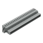 WAGO ELETTRONICA - Connettore maschio per 1 conduttore.CAGE CLAMP®.2,5 mm².grigio