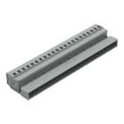WAGO ELETTRONICA - Connettore maschio per 1 conduttore.CAGE CLAMP®.2,5 mm².grigio