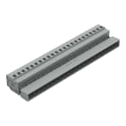 WAGO ELETTRONICA - Connettore maschio per 1 conduttore.CAGE CLAMP®.2,5 mm².grigio