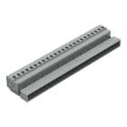 WAGO ELETTRONICA - Connettore maschio per 1 conduttore.CAGE CLAMP®.2,5 mm².grigio