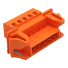 WAGO ELETTRONICA - Connettore maschio per 1 conduttore.CAGE CLAMP®.2,5 mm².arancione