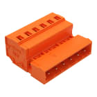 WAGO ELETTRONICA - Connettore maschio per 1 conduttore.CAGE CLAMP®.2,5 mm².arancione