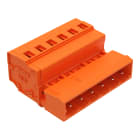WAGO ELETTRONICA - Connettore maschio per 1 conduttore.CAGE CLAMP®.2,5 mm².arancione
