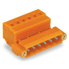 WAGO ELETTRONICA - Connettore maschio per 1 conduttore.CAGE CLAMP®.2,5 mm².arancione