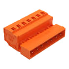 WAGO ELETTRONICA - Connettore maschio per 1 conduttore.CAGE CLAMP®.2,5 mm².arancione