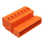 WAGO ELETTRONICA - Connettore maschio per 1 conduttore.CAGE CLAMP®.2,5 mm².arancione
