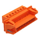 WAGO ELETTRONICA - Connettore maschio per 1 conduttore.CAGE CLAMP®.2,5 mm².arancione