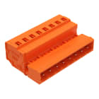 WAGO ELETTRONICA - Connettore maschio per 1 conduttore.CAGE CLAMP®.2,5 mm².arancione