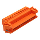 WAGO ELETTRONICA - Connettore maschio per 1 conduttore.CAGE CLAMP®.2,5 mm².arancione