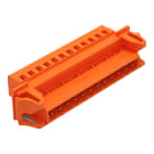 WAGO ELETTRONICA - Connettore maschio per 1 conduttore.CAGE CLAMP®.2,5 mm².arancione