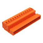 WAGO ELETTRONICA - Connettore maschio per 1 conduttore.CAGE CLAMP®.2,5 mm².arancione