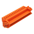 WAGO ELETTRONICA - Connettore maschio per 1 conduttore.CAGE CLAMP®.2,5 mm².arancione