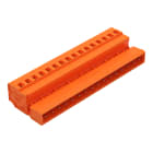 WAGO ELETTRONICA - Connettore maschio per 1 conduttore.CAGE CLAMP®.2,5 mm².arancione